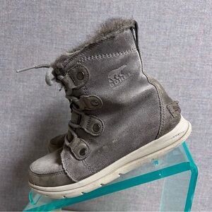 Sorel Women’s Explorer Joan Waterproof Boot Gray Sz 7